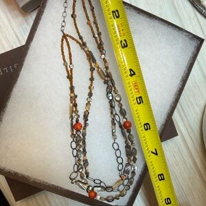Silpada Earthy Tones Beaded Necklace